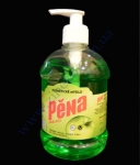 Жидкое мыло PENA 450г яблоко с дозатором