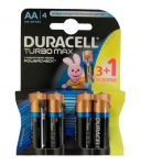 DURACELL TurboMax AA батарейки алк. 1.5V LR6 3шт+1 б/к Бельгия