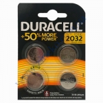 DURACELL плоские батарейки литиевые 3V 2032 4шт Китай