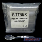 Ложечка BITTNER premium 13,5см 100шт прозора склоподібна PL