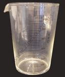 Стакан-мензурка скляний мірний 1000мл з поділками