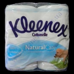 Туалетная бумага Kleenex 3сл. 4рул. премиум натурал целлюл. бела