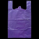 Пакеты майка 45+20х75см/45 плотные 25шт Фиолетовые