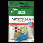 Микрофибра-салфетка д/стекла, зеркал 35х35см DOMI-5027