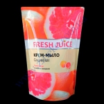 Дойпак-пакет крем-мыло Fresh Juice грейпфрут 460г
