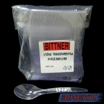 Ложка столова BITTNER premium 18,5см 100шт ПРОЗОРА склоподібна